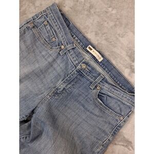 Levis 529 Womens 14M/ 34x30.5 Curvy Bootcut Mid Rise Jeans Blue Denim Jeans